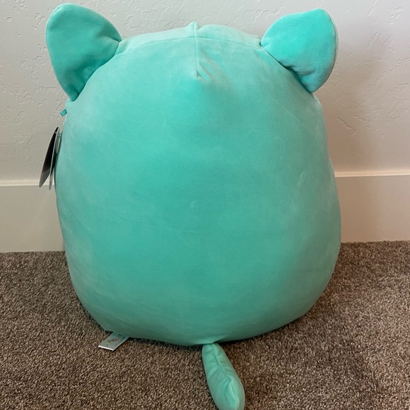 😻 Charisma Teal Cat Heart String Lights Valentines Day Squishmallows 16” BNWT - Picture 2 of 6
